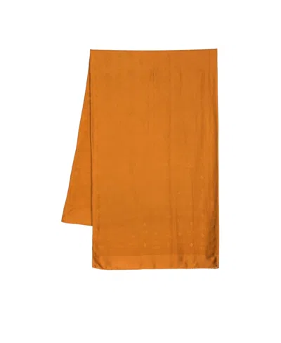 Mcm Printed Scarf In Orange