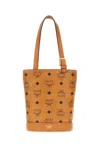 Mcm Printed Synthetic Leather Handbag