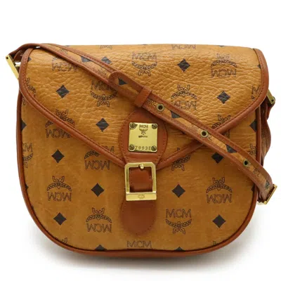 Pre-owned Mcm Pvc Leather Pochette Shoulder Bag ()