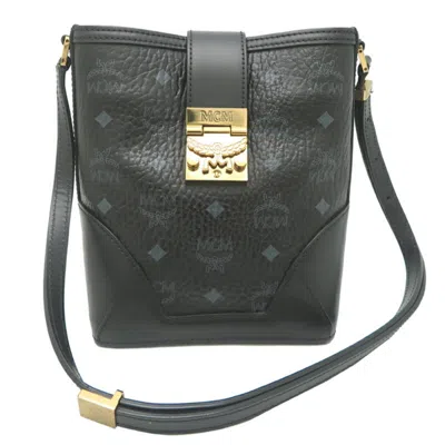 Pre-owned Mcm Pvc Leather Shoulder Bag ()