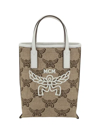 Mcm Raffia Tote Bag
