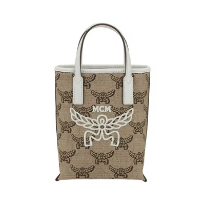 Mcm Raffia Tote Bag