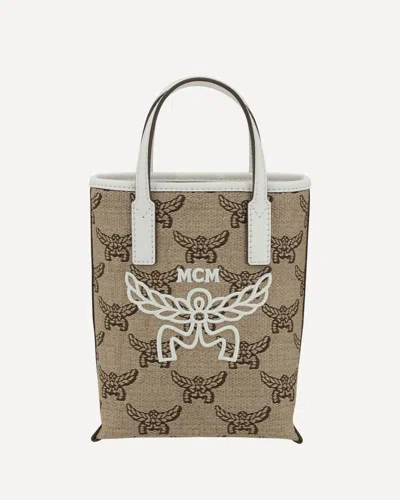 Mcm Raffia Tote Bag