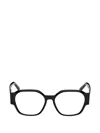Mcm Rectangle-frame Glasses In Black