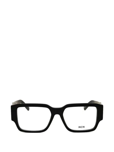 Mcm Rectangle-frame Glasses In Black