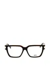 Mcm Rectangle-frame Glasses In Black