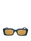 Mcm Rectangle-frame Sunglasses In Blue