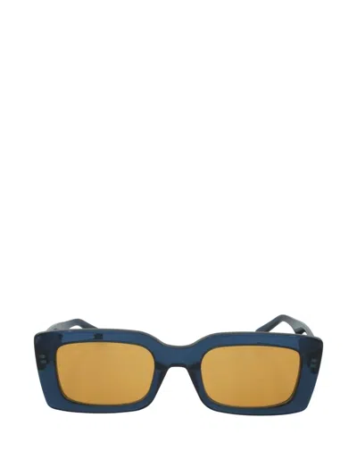 Mcm Rectangle-frame Sunglasses In Blue