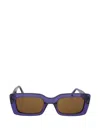 Mcm Rectangle-frame Sunglasses In Blue