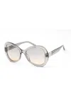 Mcm Rectangular Gradient Sunglasses 54mm In Metallic