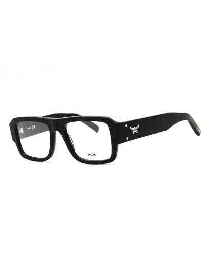 Mcm Rectangular Men's Eyeglasses Mw5002 - Premium Acetate Design In Black