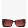 Mcm Rectangular Sunglasses In Red