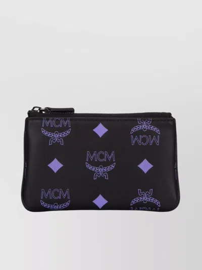 Mcm Rectangular Wallet Cardholder Slots In Black