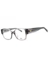 Mcm Rectangular Women's Eyeglasses Mw5009-d In Brown