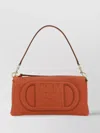 Mcm Brick Leather Mode Travia Small Shoulder Bag In Brown