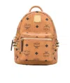 Mcm X-mini Stark Side Stud Convertible Backpack In Brown