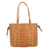 Mcm Reversible Small Tote Bag With Monogram Print