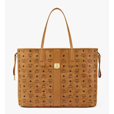 MCM REVERSIBLE LIZ SHOPPER IN VISETOS