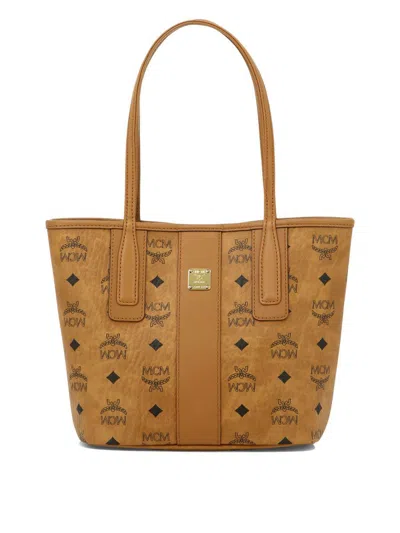 Mcm "reversible Liz" Tote Bag In Brown