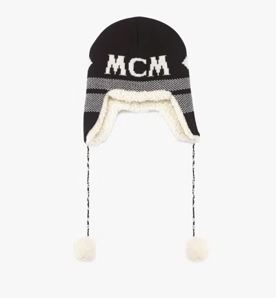 Mcm Reversible Shapka Hat In Après Ski Wool In Black