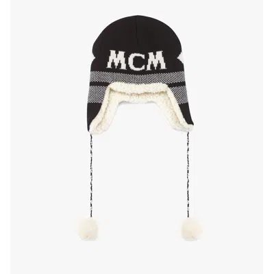 Mcm Reversible Shapka Hat In Après Ski Wool In Blue