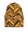 Mcm Rivet Decoration Backpack In Brown