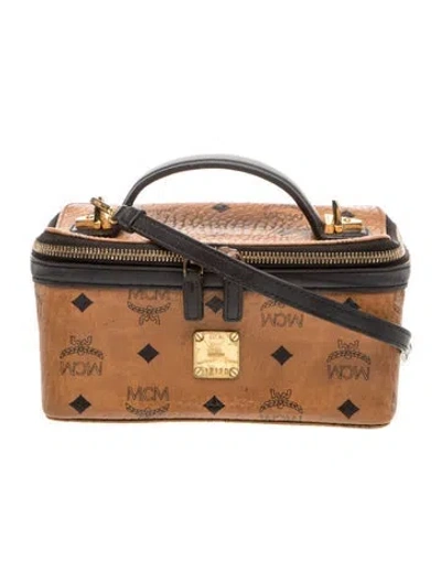 Pre-owned Mcm Rockstar In Brown