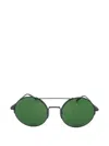 Mcm Round-frame Sunglasses In Black