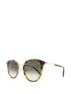 Mcm Round-frame Sunglasses In Green
