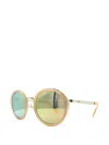Mcm Round-frame Sunglasses In Multi