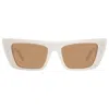 Mcm Roviex Cat Eye Ladies Sunglasses Mw0021 25j 52 In Neutral