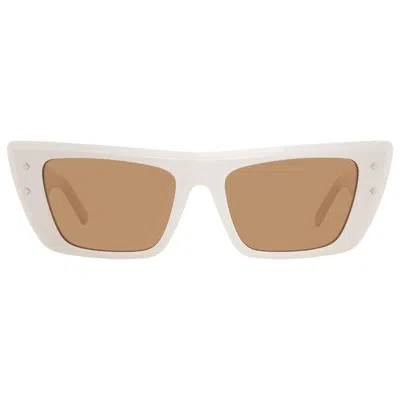 Mcm Roviex Cat Eye Ladies Sunglasses Mw0021 25j 52 In White