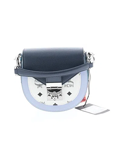 Mcm Satchel In Blue