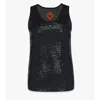 Mcm Stretch Jersey Top With Sequins In Black
