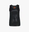 Mcm Stretch Jersey Top With Sequins In Black