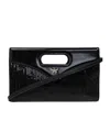 Mcm Sequined Handbag In Black