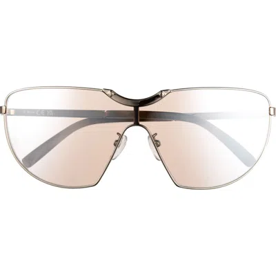Mcm Shield Sunglasses In Brown