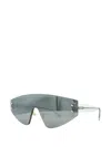 Mcm Shield-frame Stud-embellished Sunglasses In Green