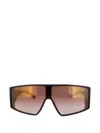 Mcm Shield-frame Sunglasses In Brown