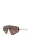 Mcm Shield-frame Sunglasses In White