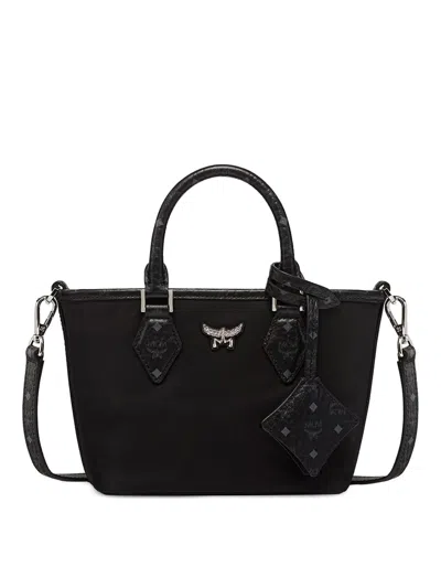 Mcm Shopper Bag Aren In Black