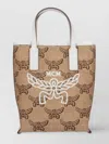 Mcm Shopper With Adjustable Strap And Top Handles