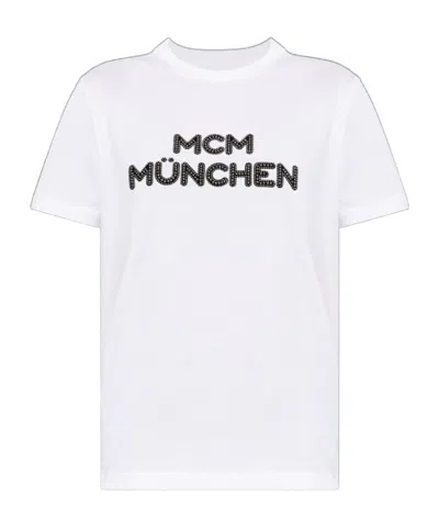 Mcm Short-sleesleeved T-shirt In Multi