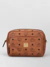 Mcm Shoulder Bag Adjustable Strap Front Pocket In Brown