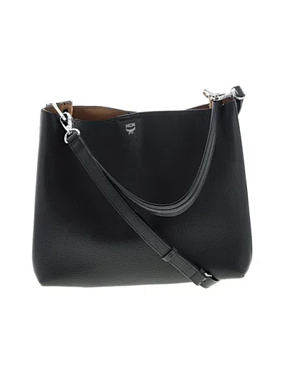Pre-owned Mcm Shoulder Bag In Black