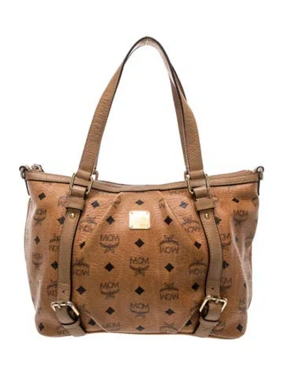 Pre-owned Mcm Shoulder Bag In Brown
