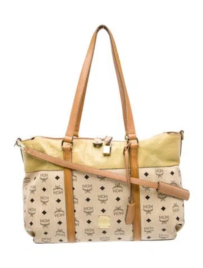 Pre-owned Mcm Shoulder Bag In Brown