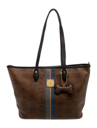Pre-owned Mcm Shoulder Bag In Brown