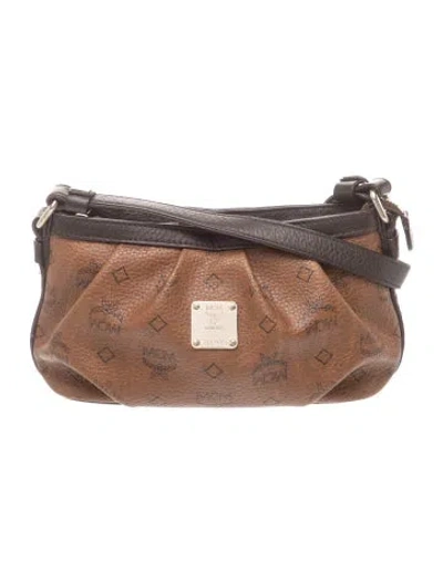 Pre-owned Mcm Shoulder Bag In Brown
