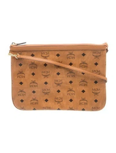 Pre-owned Mcm Shoulder Bag In Brown